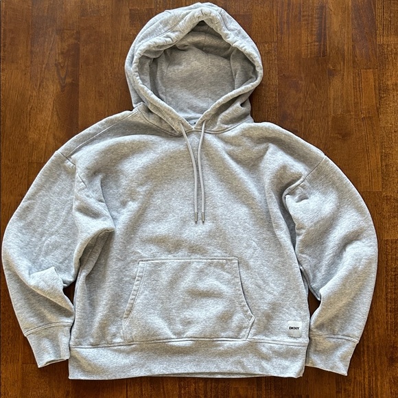 Dkny Tops - DKYN women’s gray active wear hoodie size medium​